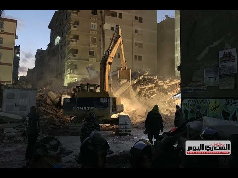 The collapse of the multi-storey building in Egypt