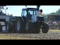 Valmet & Valtra 8200 Pulling The Heavy Sledge at Jerslev Power Pull 2018 | Tractor Pulling Denmark