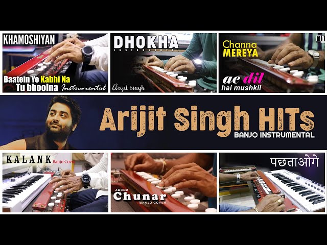 ARIJIT SINGH HITs - Banjo cover | Instrumental By Music Retouch class=