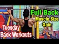 Tuesday back workoutsfull back muscle size gainby devraj fitness club