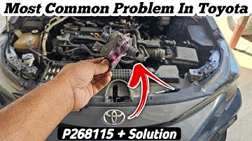 P2681-15 Toyota Corolla engine coolant bypass valve control circuit/open || Guide + Solution