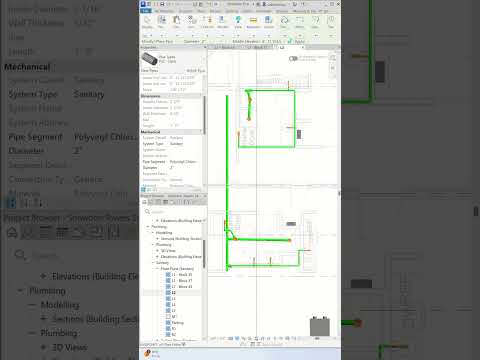 Revit Plumbing - #001 Sloped Piping in Revit