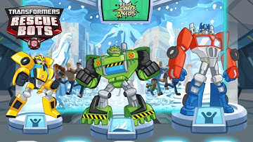 BUMBLEBEE, BOULDER, HEATWAVE Adventure! | Transformers Rescue Bots: Disaster Dash Hero Run #114