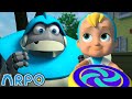 Arpo the Robot | Baby Sports - Robot RACE!!! | Funny Cartoons for Kids | Arpo and Daniel