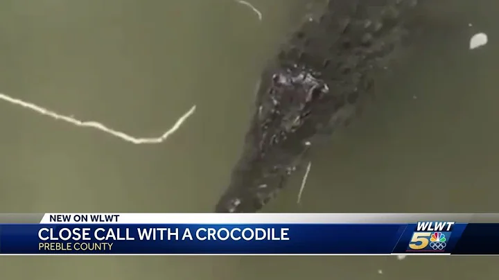 Close call with a crocodile in Preble County