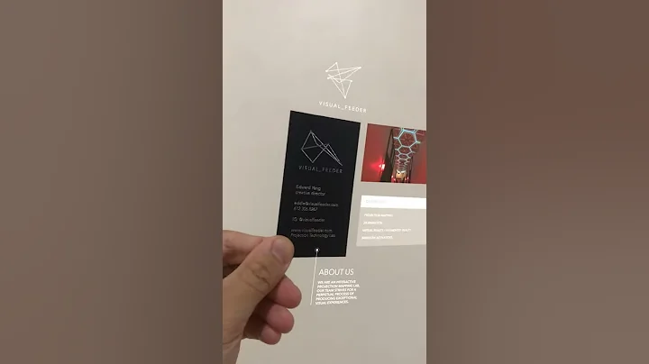 AR (Augmented Reality) Business Card - Visual Feeder