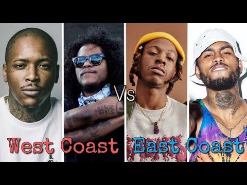 West Coast Rappers Vs East Coast Rappers New School Edition Youtube