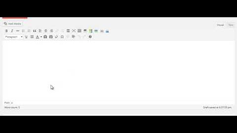 Wordpress Page Content and Word Count