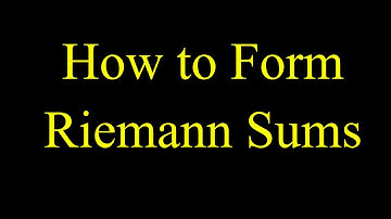 How to Form Reimann Sums | AP Calculus Integration Basics