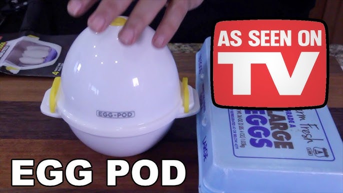 TAMOSH Egg Pod - Microwave Egg Boiler Cooker Egg Steamer Perfectly Eggs and  Detaches the Shell