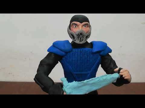 SUB ZERO DE PLASTILINA - mortal kombat la pelicula 2021