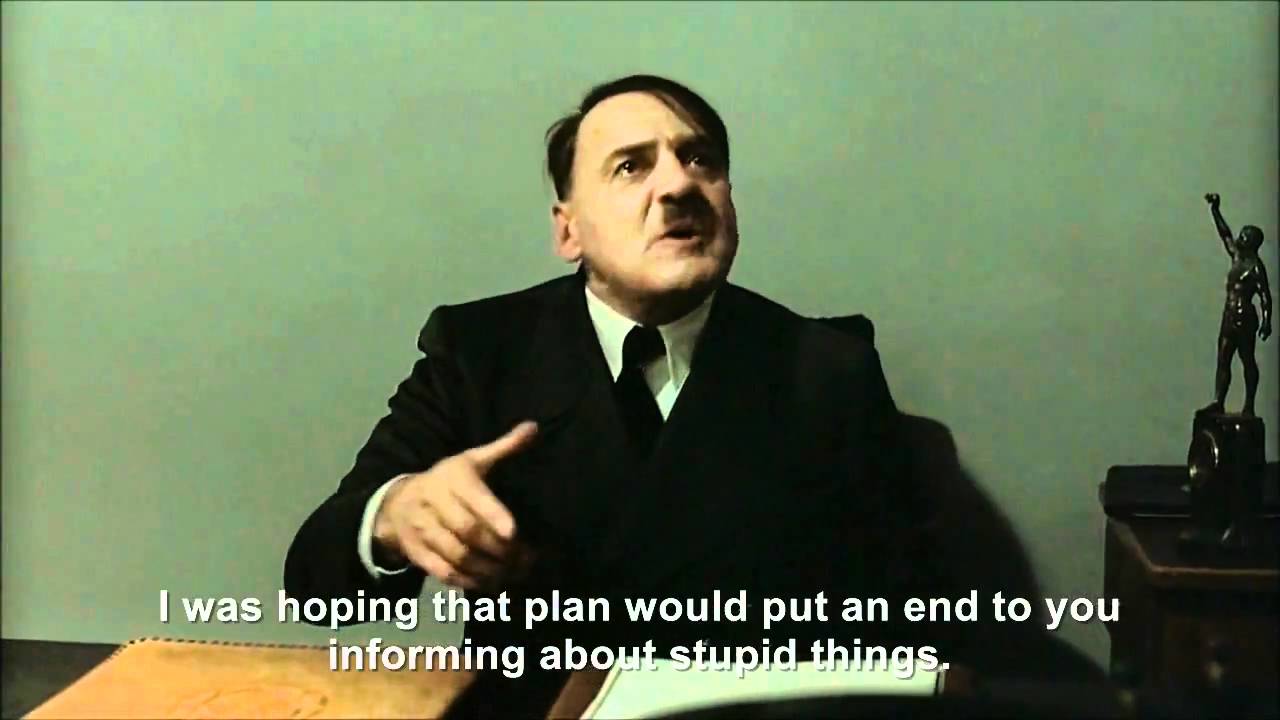 Hitler is informed Hitler has been found
