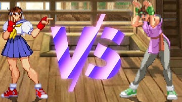 Rematch! Sakura Kasugano VS Yuri Sakazaki Mugen Street Fighter VS KOF