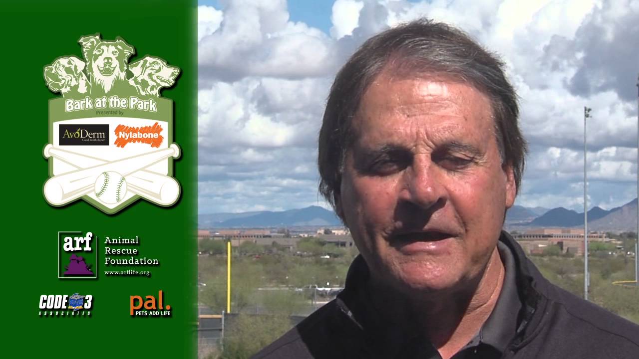 Tony La Russa For The Animal Rescue Foundation Arf You Tony La Russa For The Animal Rescue