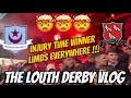 Drogheda united 21 dundalk  insane louth derby  mayhemlimbsred cardsinjury time winner 