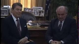 President Reagan Meeting with General Secretary Mikhail Gorbachev on December 9, 1987