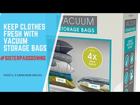 KEEP YOUR CLOTHES FRESH WITH VACUUM STORAGE BAGS 