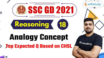 6:00 PM - SSC GD 2021 | Reasoning by Hitesh Mishra | Analogy Concept & Top Expected Ques.