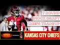 TRADE ALERT! Kansas City Chiefs 7 Round Mock Draft with Trades!