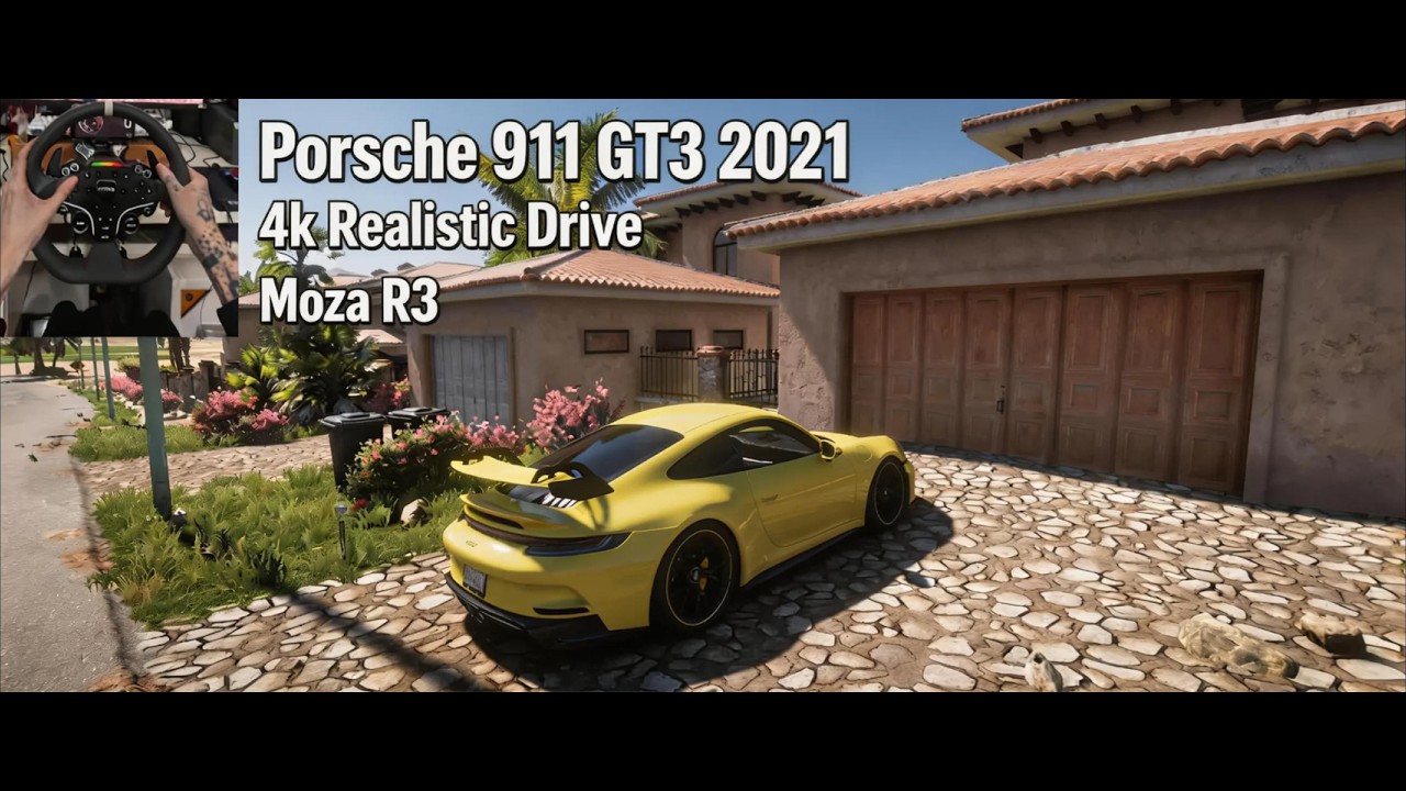 Porsche 911 GT3 2021 - Forza Horinzon 5 Gameplay 4K | Moza R3 Steering Wheel