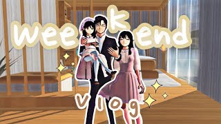 WEEKEND VLOG ✨|| Laurell nangis diomelin di KAREN'S DINER ‼️ || Sakura School Simulator