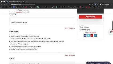 youtube Mentions Review: Pricing - Features & Alternatives