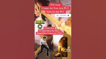 Nirvana Come As You Are #grunge #nirvana #guitarcover #nirvanaforever #nirvanafanpage #nirvanafans