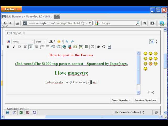 how to add signature in moneytec forum. how to add signature in moneytec forum. #1