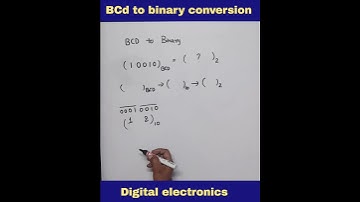 BCD to binary conversion