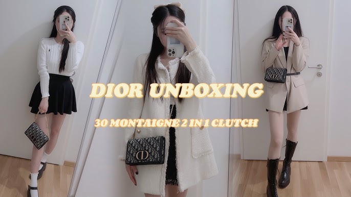 30 Montaigne Pouch #blueobliquejacquard #diorfashion 