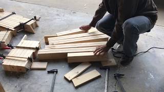 This is how i make my 3”x3” table or bench legs using only 2x4s
and wood glue. a simple process to laminate lumber bigger stock. it
creates a...