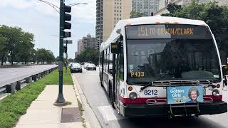 NB CTA 151 Arriving Lake
