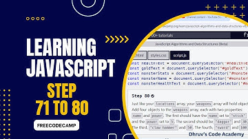 Mastering JavaScript: Advanced Lessons 71-80 | Dhruv