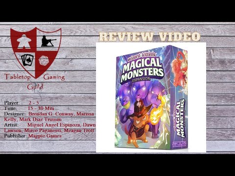  Magpie Games: Wizard Kittens Magical Monsters, Expansion,  Perfect for 2 to 5 Players : Toys & Games