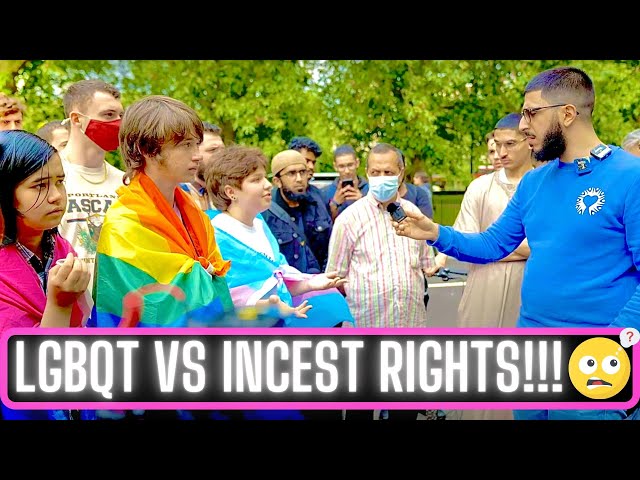 4 LGBQT VS 1 MUSLIM - GETS HEATED class=