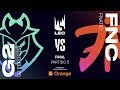 G2 VS FNATIC | LEC | Summer Split [2019] | FINAL Game 5 | League of Legends