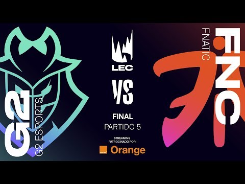 G2 VS FNATIC | LEC | Summer Split [2019] | FINAL Game 5 | League of Legends