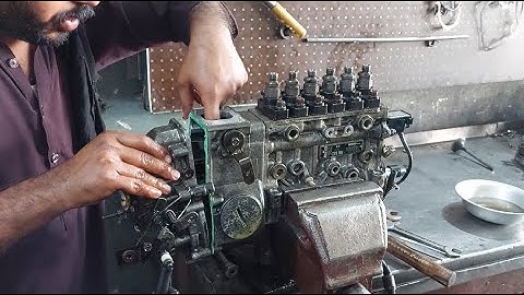 How to calibrate Diesel Injector pump || Injector Pump Calibration & Adjustment #restoration