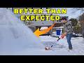 Testing the Voltask 24V Battery Snow Shovel