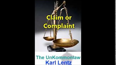 023 - Karl Lentz - Claim or Complaint