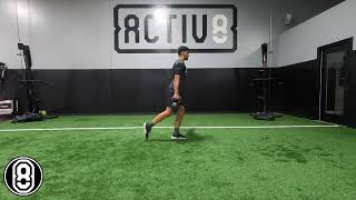 Activ8 | Reverse Lunge with Contralateral Suitcase Carry