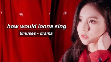 how would LOONA SUBUNIT sing - DRAMA by 9MUSES