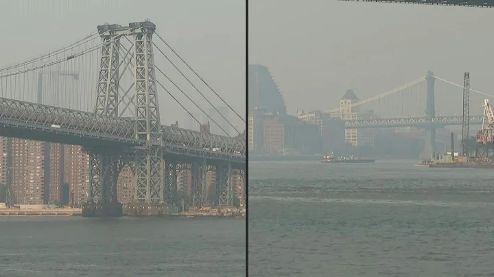 Canadian wildfires blanket New York with smoky haze | AFP