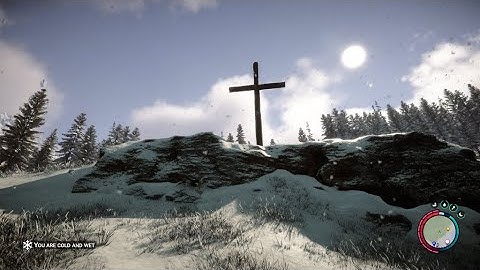 Sons of the Forest building - building a Large Cross to warn cannibals and mutants