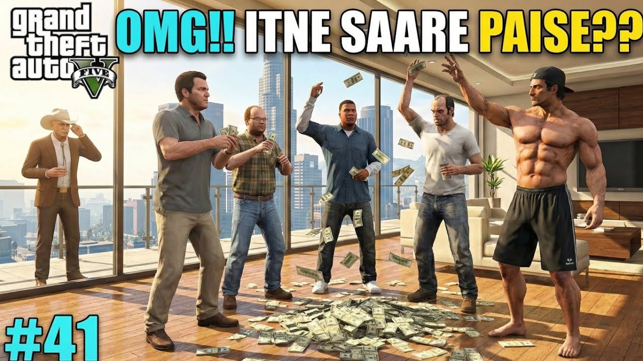 CHANGING THE IDENTITY AFTER BLACKMAILING GANGSTER AND ENJOYING PARTY | GTA V GAMEPLAY #41