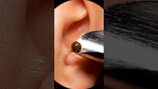 ASMR Earwax Thread Pop2 (Perfect Loop)  #asmr #satisfying #earcleaning