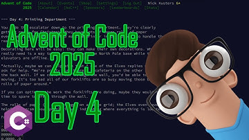 Advent of Code 2025 - Day 4 - Printing Department [C#]