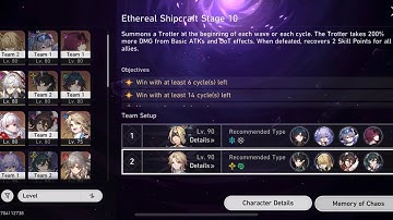 Memory of Chaos 10 3 stars v 1.3 | Honkai Star Rail | Imbibitor Lunae E2 140 spd Kafka E0 Blade E0