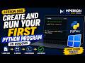 005 Creating and Executing a Python Program on Windows