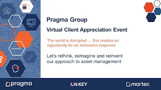 Pragma Group Virtual  Client Appreciation Event 2022